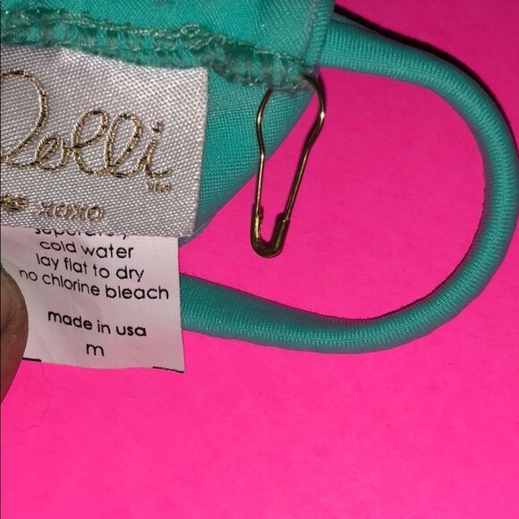 Lolli Swimwear Dots Triangle Bikini Top nwt‎ - Picture 7 of 8